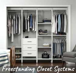 Free Standing Closet Systems