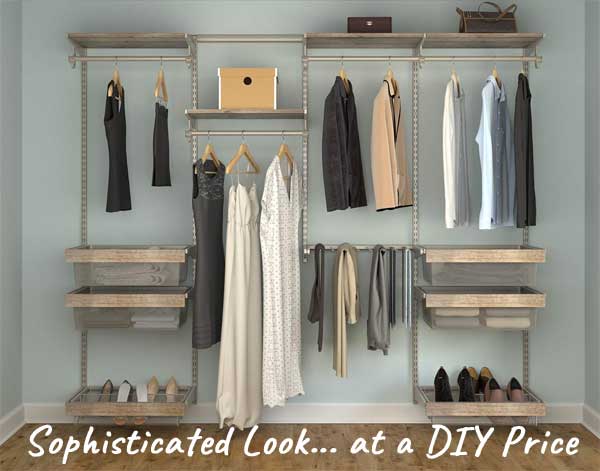 Closet Culture Shelf System Gives You a Sophisticated Closet at a Low DIY Price