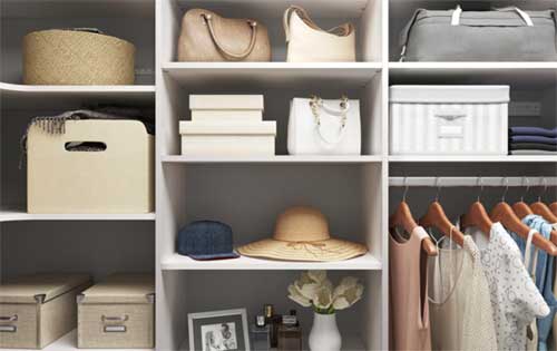 Closet Organization Ideas with Shelves, Drawers, Hanging Rods
