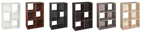 6 Colors of ClosetMaid Cubeicals