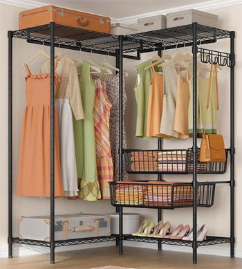 L-Shaped Wardrobe Organizer