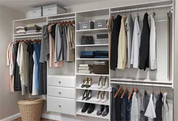 Easy Track Dual Tower Closet Organizer for a Custom Built-In Lok that You can Install Yourself