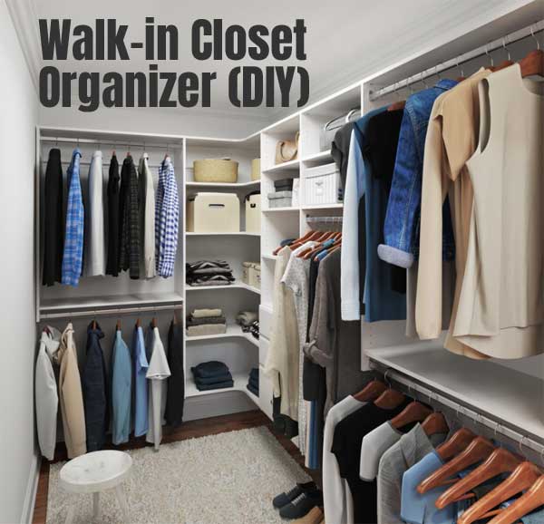 DIY Walk-in Closet Organizer - Easier Than You Think